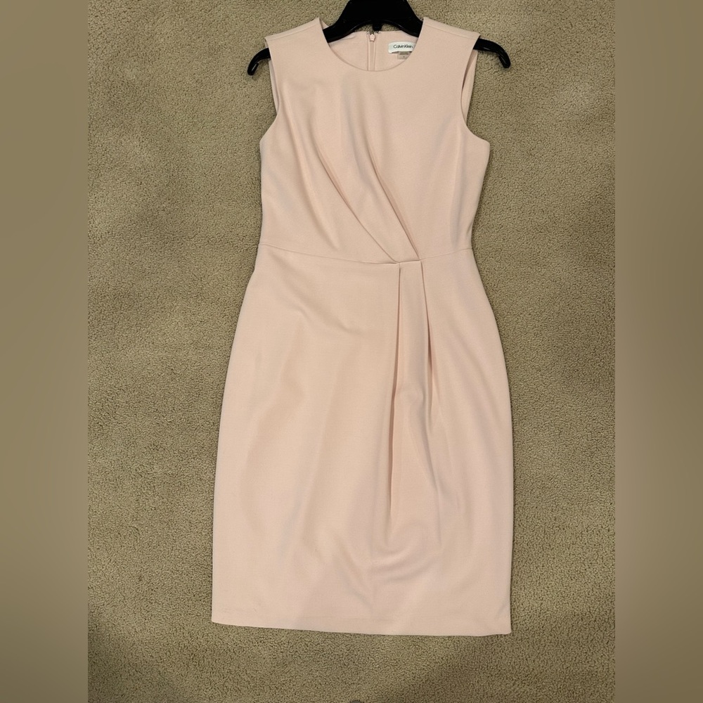 Calvin Klein Sleeveless Blush Dress